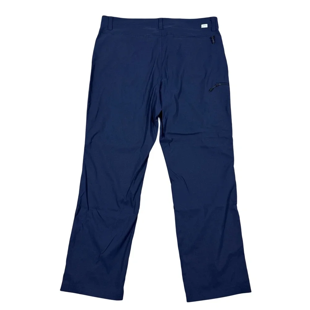 Orvis Men's Performance Pants‎ 38x30 Blue Stretch Water Repellent Travel Golf